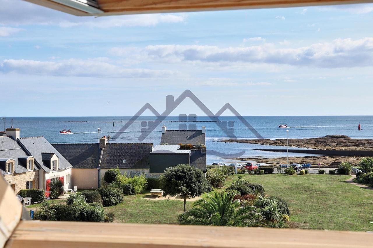 LocaLise au Guilvinec - A22 - Belle vue sur la mer, la piscine et le jardin - Tout à pied, plages, port, centre, commerces, marché - Wifi inclus - Animaux bienvenus - Linge de lit inclus Exterior foto